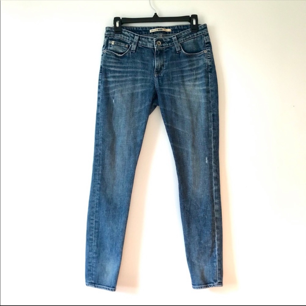 Big Star Alex Skinny distressed mid rise jeans